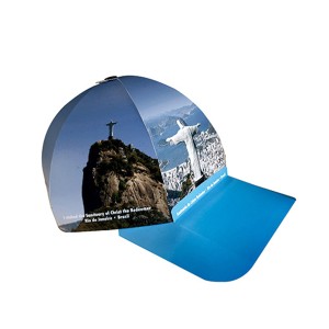 CRIATIVo Boné para Montar - Cristo em Fotos Boné impresso em Cartão Couchê 300g, Tamanho único. Com ajuste para cabeça. Impressão UV a 4/4 cores. com Laminação, Corte Especial, *NECESITA DE MONTAGEM! Vai desmontado dentro de um envelope com Manual de Montagem.